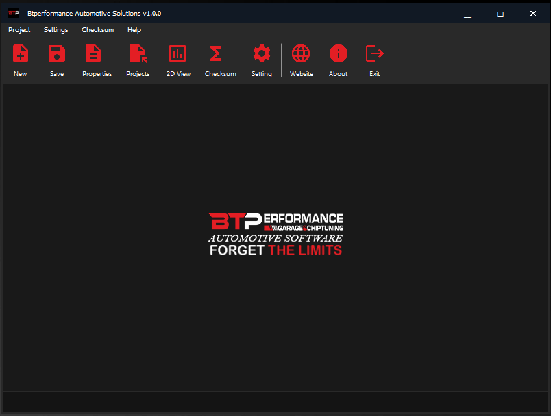 BtpX Software Interface
